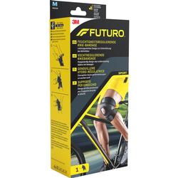 Eine Verpackung für eine feuchtigkeitsregulierende Knie-Bandage in der Größe Medium.